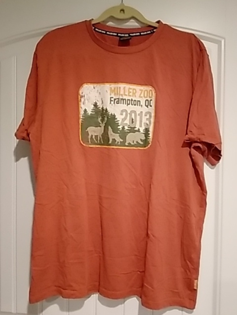 Orange Wildlife Graphic Tee - Miller Zoo 2013
